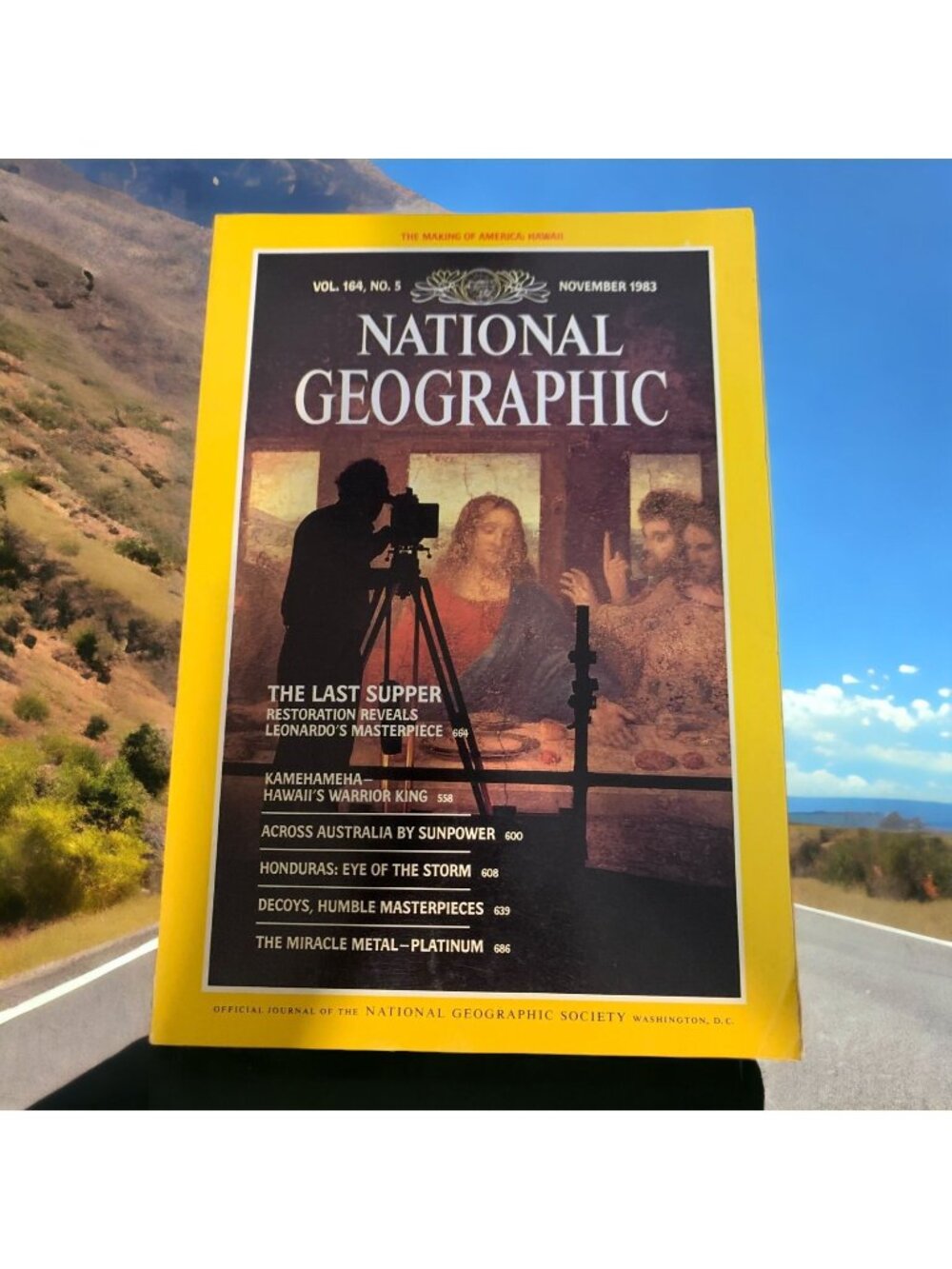 National Geographic Nov 1983 Last Supper Leonardo Restoration Hawaii